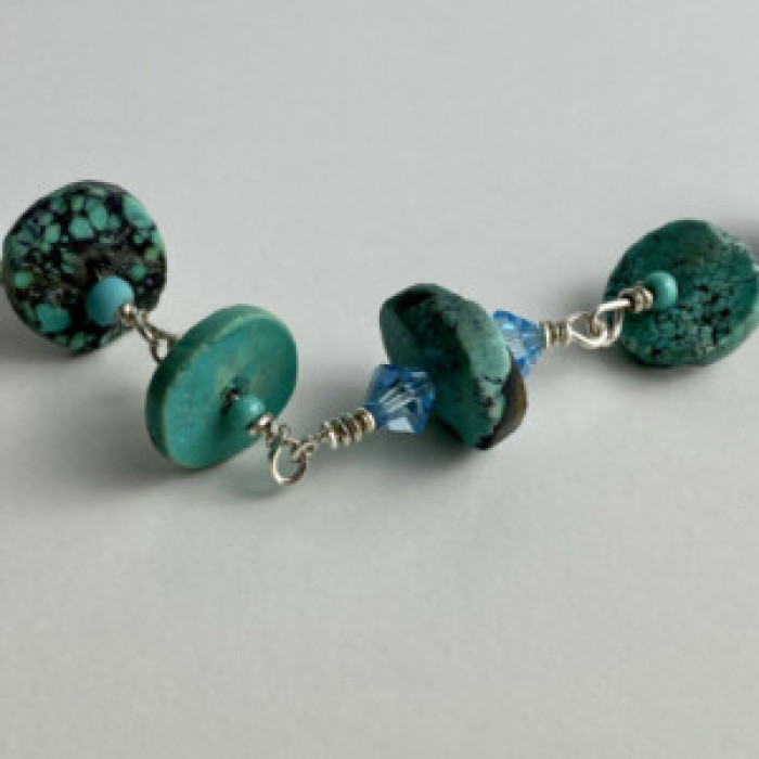 925 Sterling Silver Turquoise Bracelet