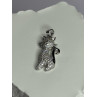 925 Sterling Silver Cat CZ Pendant Length 1.3 Inch