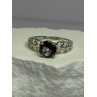 925 Sterling Silver Alexandrite Ring Size 7.5