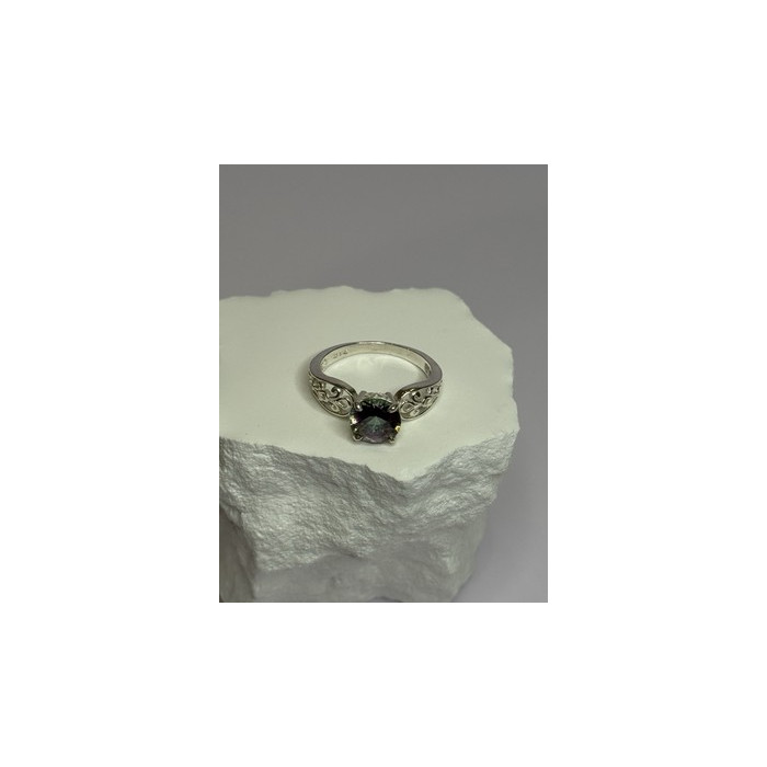 925 Sterling Silver Alexandrite Ring Size 7.5