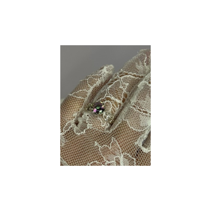 925 Sterling Silver Alexandrite Ring Size 7.5