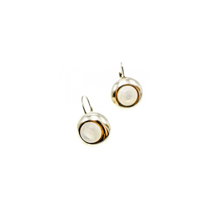 925 Sterling Silver Mother Of Pearl Earrings