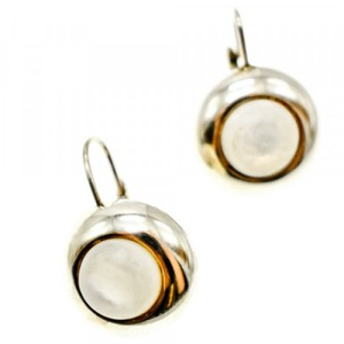 925 Sterling Silver Mother Of Pearl Earrings