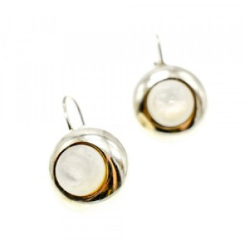 925 Sterling Silver Mother Of Pearl Earrings