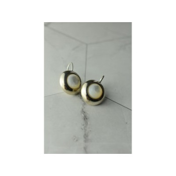 925 Sterling Silver Mother Of Pearl Earrings