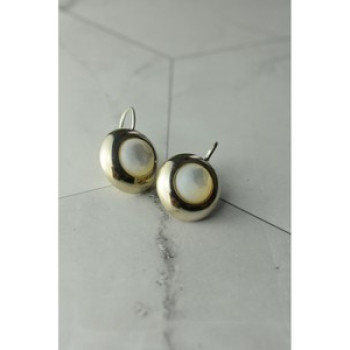 925 Sterling Silver Mother Of Pearl Earrings