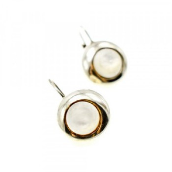 925 Sterling Silver Mother Of Pearl Earrings