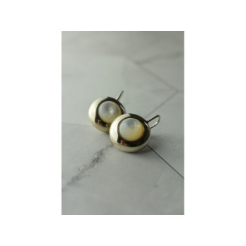 925 Sterling Silver Mother Of Pearl Earrings