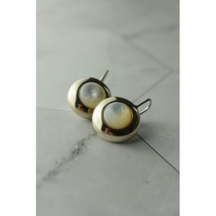 925 Sterling Silver Mother Of Pearl Earrings