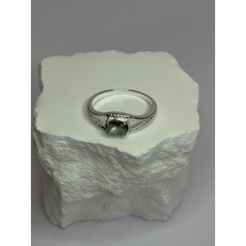 925 Sterling Silver Alexandrite Ring Size 7.5