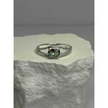 925 Sterling Silver Alexandrite Ring Size 7.5