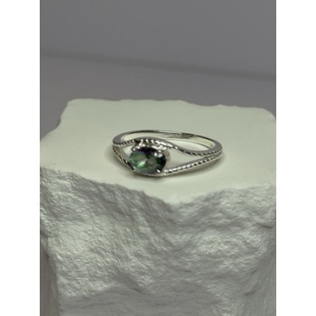 925 Sterling Silver Alexandrite Ring Size 7.5