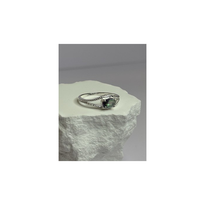 925 Sterling Silver Alexandrite Ring Size 7.5