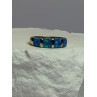 925 Sterling Silver Gold Plated Opal Ring Size 5.5