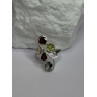 925 Sterling Silver Alexandrite, Garnet & Peridot Ring Size 6.5