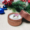 925 Sterling Silver Pink CZ Ring Size 6