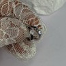 925 Sterling Silver Minimalist CZ Earrings Length 0.5 Inch