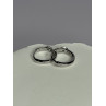 925 Sterling Silver Minimalist CZ Earrings Length 0.5 Inch