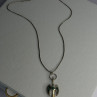 Native American 925 Sterling Silver Turquoise Peyote Bird Necklace