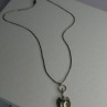 Native American 925 Sterling Silver Turquoise Peyote Bird Necklace