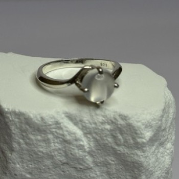 925 Sterling Silver Moonstone Ring Size 7.5