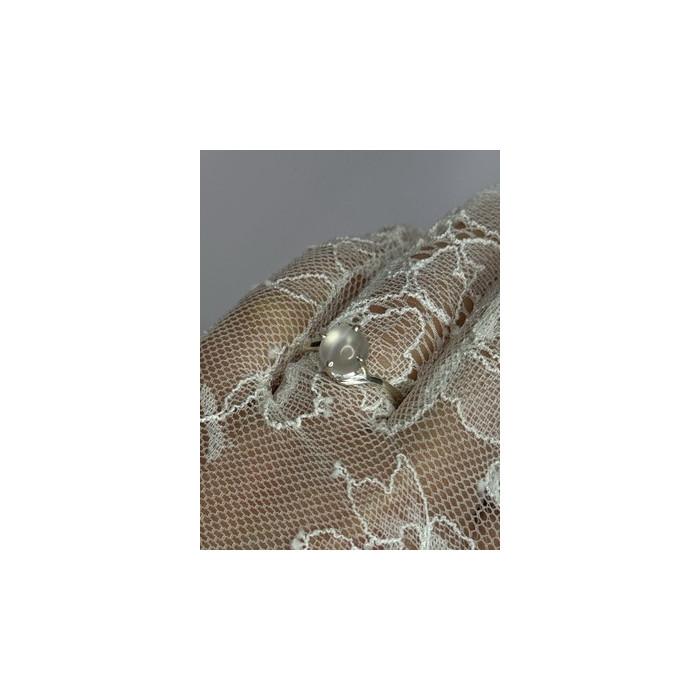 925 Sterling Silver Moonstone Ring Size 7.5