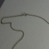 925 Sterling Silver Ruby & Beryl Necklace Length 18 Inch