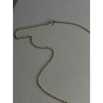 925 Sterling Silver Ruby & Beryl Necklace Length 18 Inch