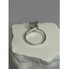 925 Sterling Silver Raw & Rough-Cut Diamond Ring Size 6.5
