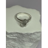 925 Sterling Silver Raw & Rough-Cut Diamond Ring Size 6.5