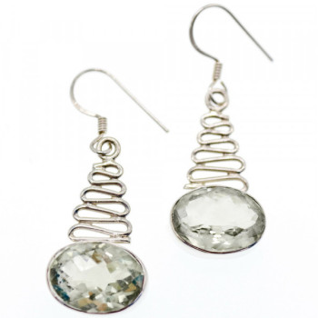 925 Sterling Silver Demantoid Earrings