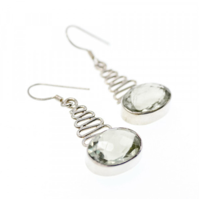 925 Sterling Silver Demantoid Earrings