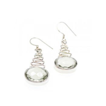 925 Sterling Silver Demantoid Earrings