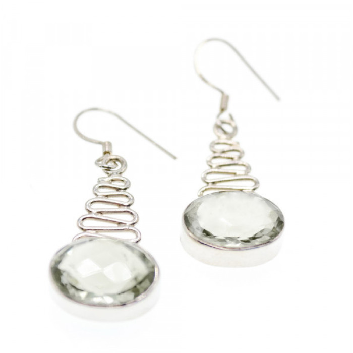 925 Sterling Silver Demantoid Earrings