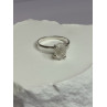 925 Sterling Silver Raw & Rough-Cut Diamond Ring Size 6.5