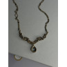 Elegant 925 Sterling Silver Blue Topaz & Marcasite Necklace