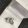 925 Sterling Silver White/Colorless CZ Ring Size 6.5
