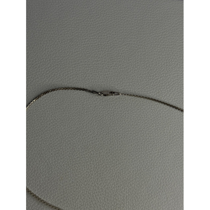 Elegant 925 Sterling Silver Gold Plated Part Diamond Necklace