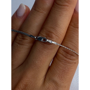 Elegant 925 Sterling Silver Gold Plated Part Diamond Necklace