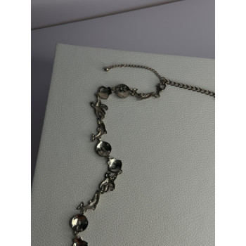 925 Sterling Silver Ocean Style Necklace Length 21/ 19 Inch