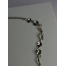 925 Sterling Silver Ocean Style Necklace Length 21/ 19 Inch