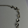 925 Sterling Silver Ocean Style Necklace Length 21/ 19 Inch
