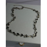 925 Sterling Silver Ocean Style Necklace Length 21/ 19 Inch