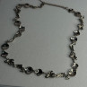 925 Sterling Silver Ocean Style Necklace Length 21/ 19 Inch