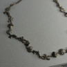 925 Sterling Silver Ocean Style Necklace Length 21/ 19 Inch