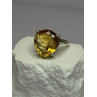 925 Sterling Silver Citrine Ring Size 7