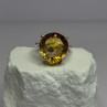 925 Sterling Silver Citrine Ring Size 7
