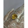 925 Sterling Silver Citrine Ring Size 7