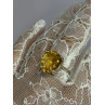 925 Sterling Silver Citrine Ring Size 7