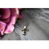 925 Sterling Silver Black Agate Cross Pendant